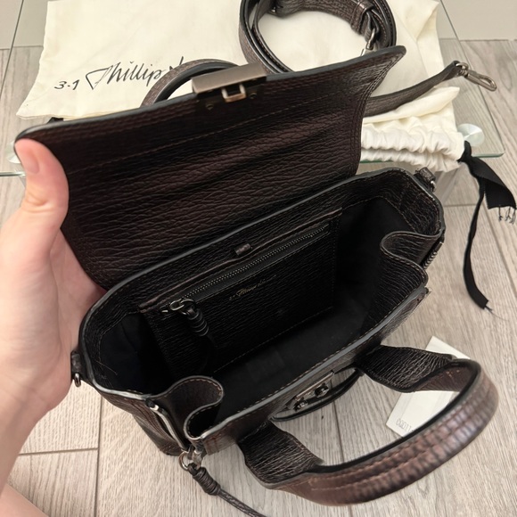 Authentic 3.1 Philip Lim Mini Pashli Bronze/Black EXCELLENT! Negotiable - Picture 6 of 6